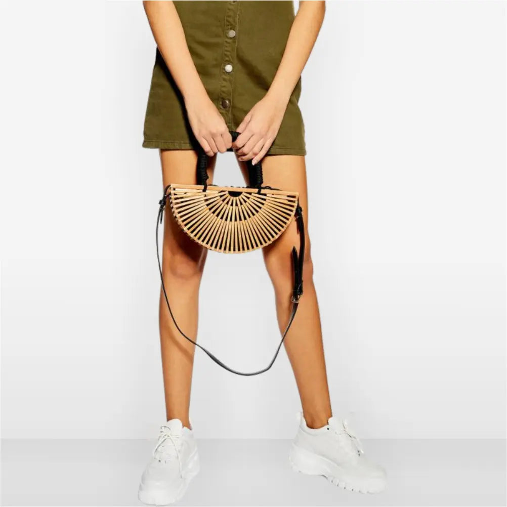 Luna Bamboo Brushed Fashion Bag
