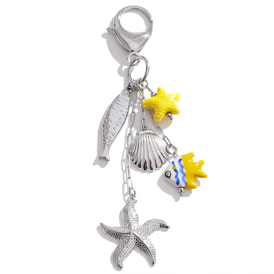 Enamel Charm Keychains