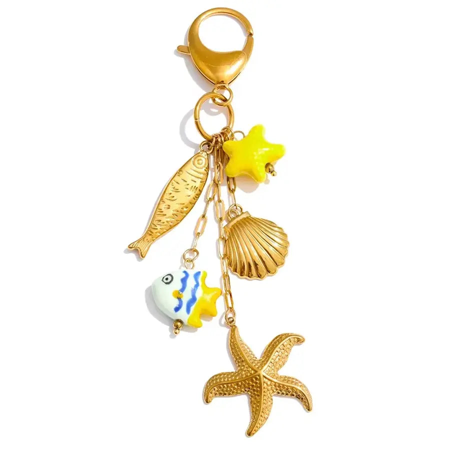 Enamel Charm Keychains