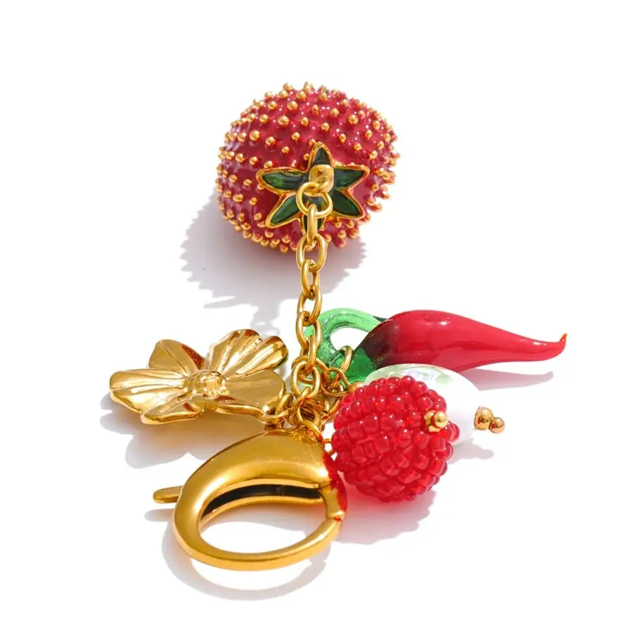 Enamel Charm Keychains