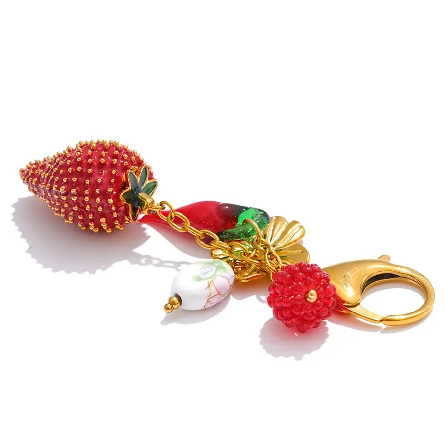 Enamel Charm Keychains