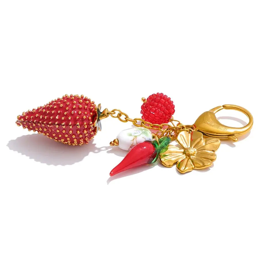Enamel Charm Keychains
