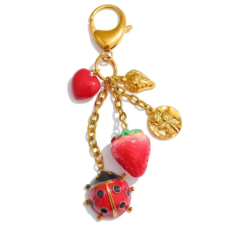 Enamel Charm Keychains