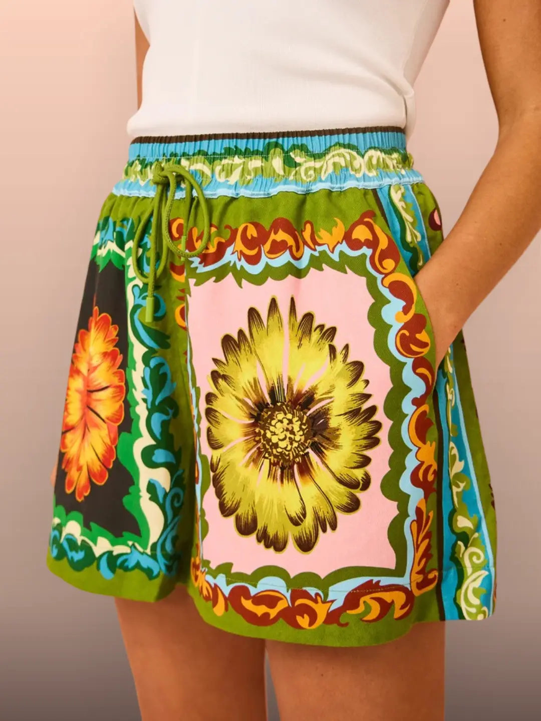 Floral Memories Casual Shorts Set by Olivia Barrett™