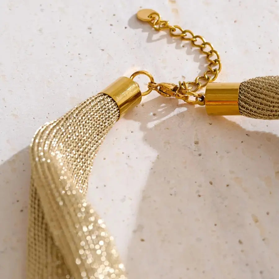 Golden Heart Pendant Necklace