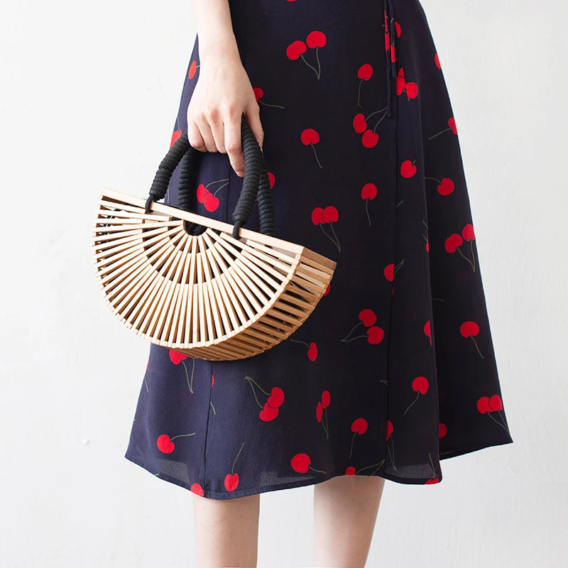 Luna Bamboo Brushed Fashion Bag