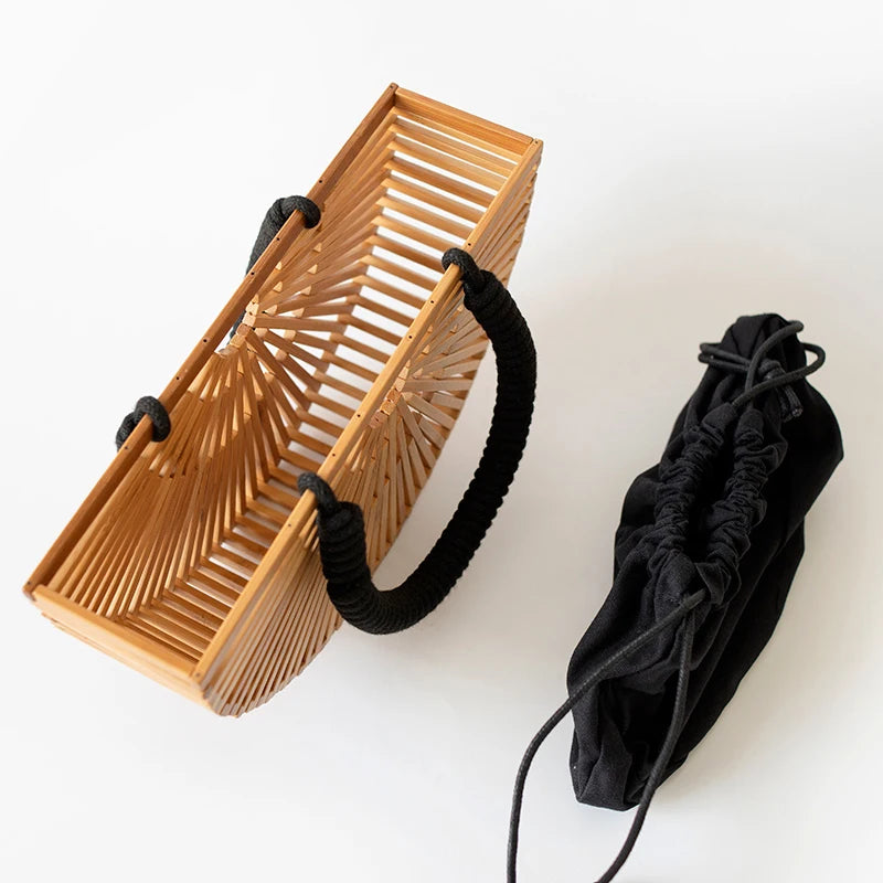 Luna Bamboo Brushed Fashion Bag