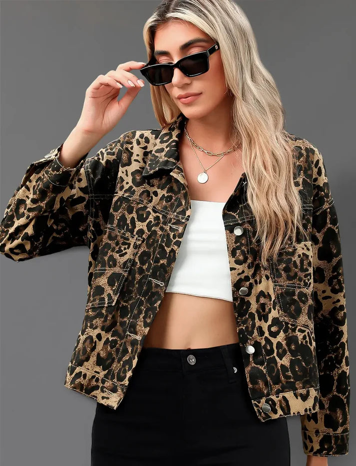 Leopard Print Jacket Charlotte Me