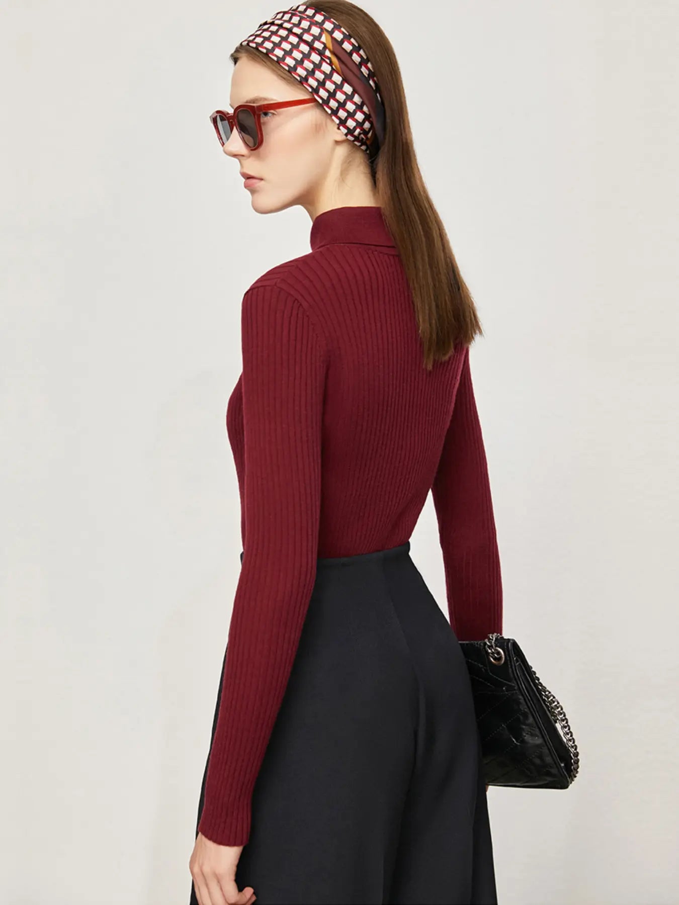 Ribbed Knit Polo