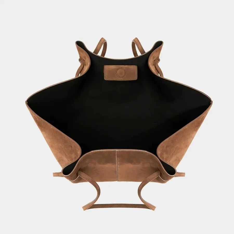 Slouchy Suede-Look Tote