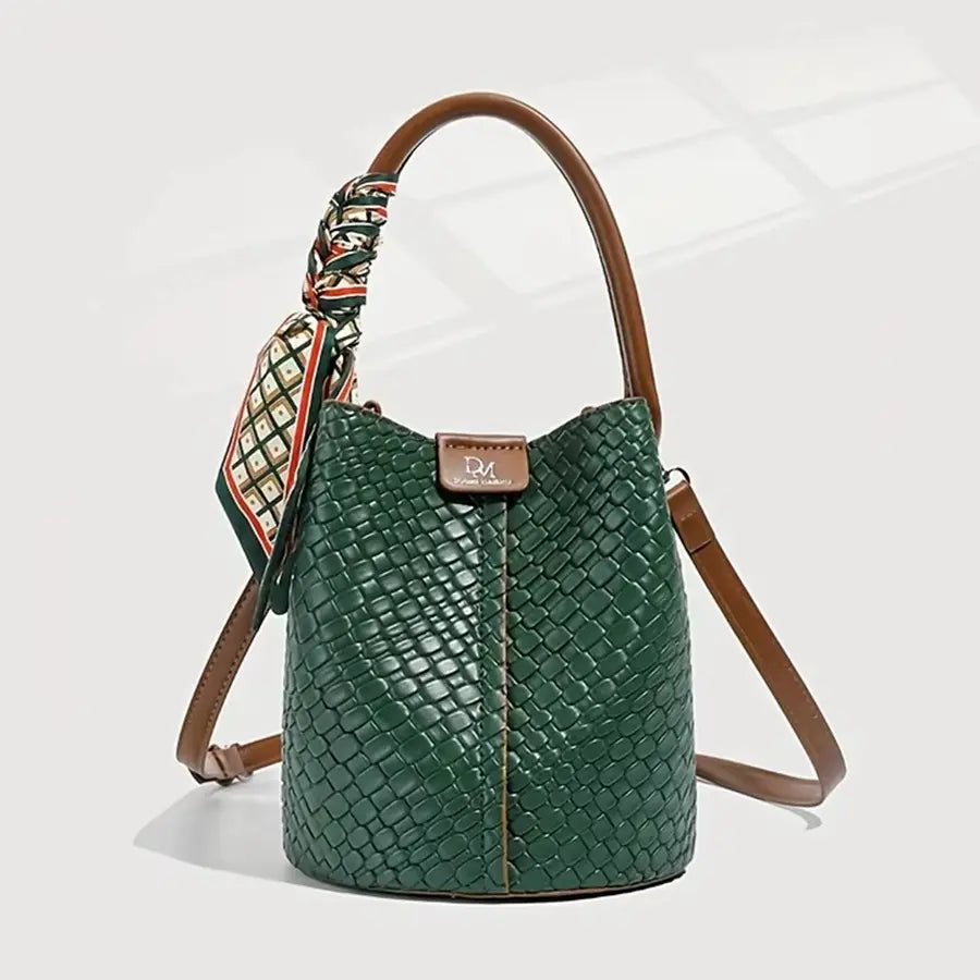 Twill Tie Bucket Bag