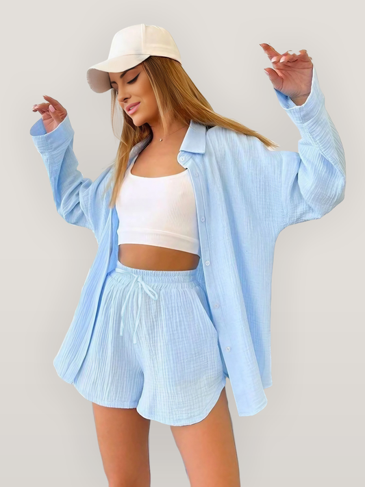 Celestia Casual Shorts Set