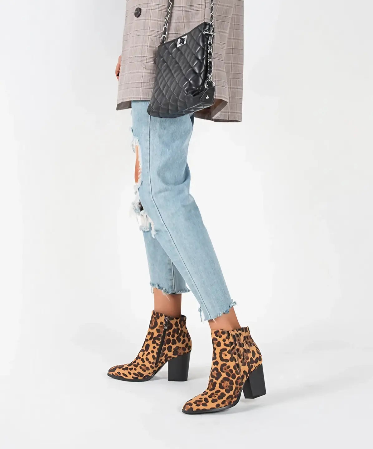 Alison Hayes™ Leopard Ankle Boots