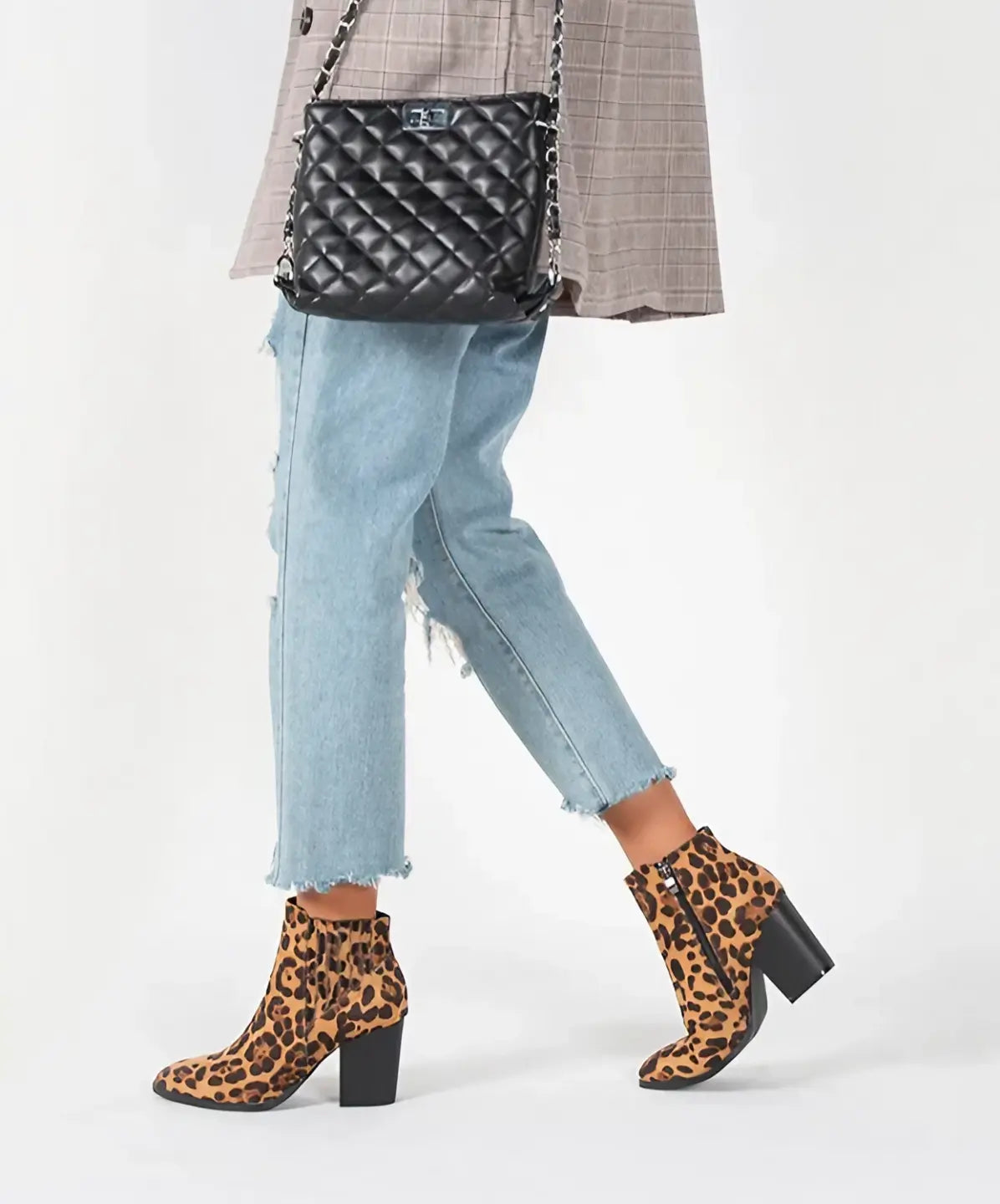 Alison Hayes™ Leopard Ankle Boots