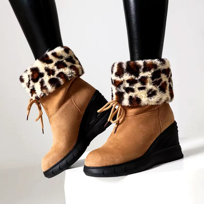 Alison Hayes™ Leopard Foldover Boots