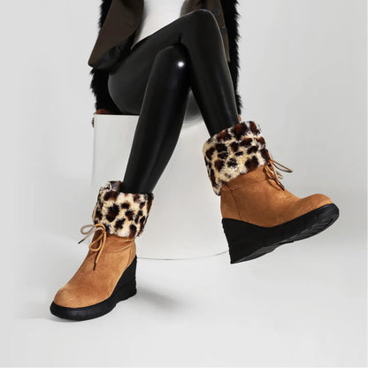 Alison Hayes™ Leopard Foldover Boots