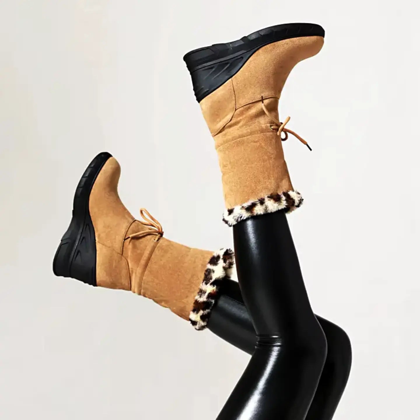 Alison Hayes™ Leopard Foldover Boots