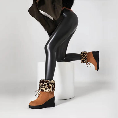 Alison Hayes™ Leopard Foldover Boots