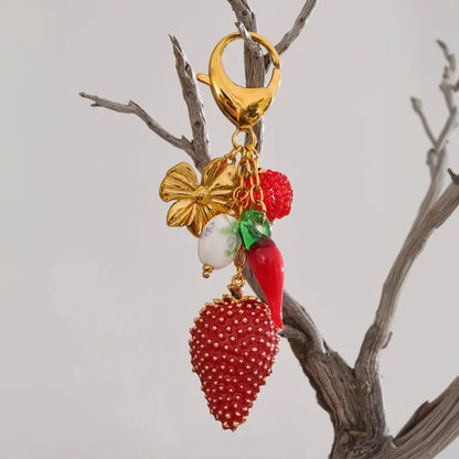 Enamel Charm Keychains