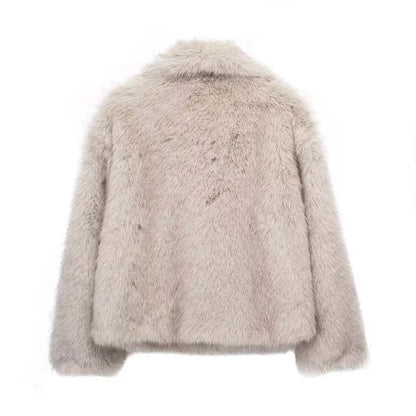 Luxe Faux Fur Chic Coat