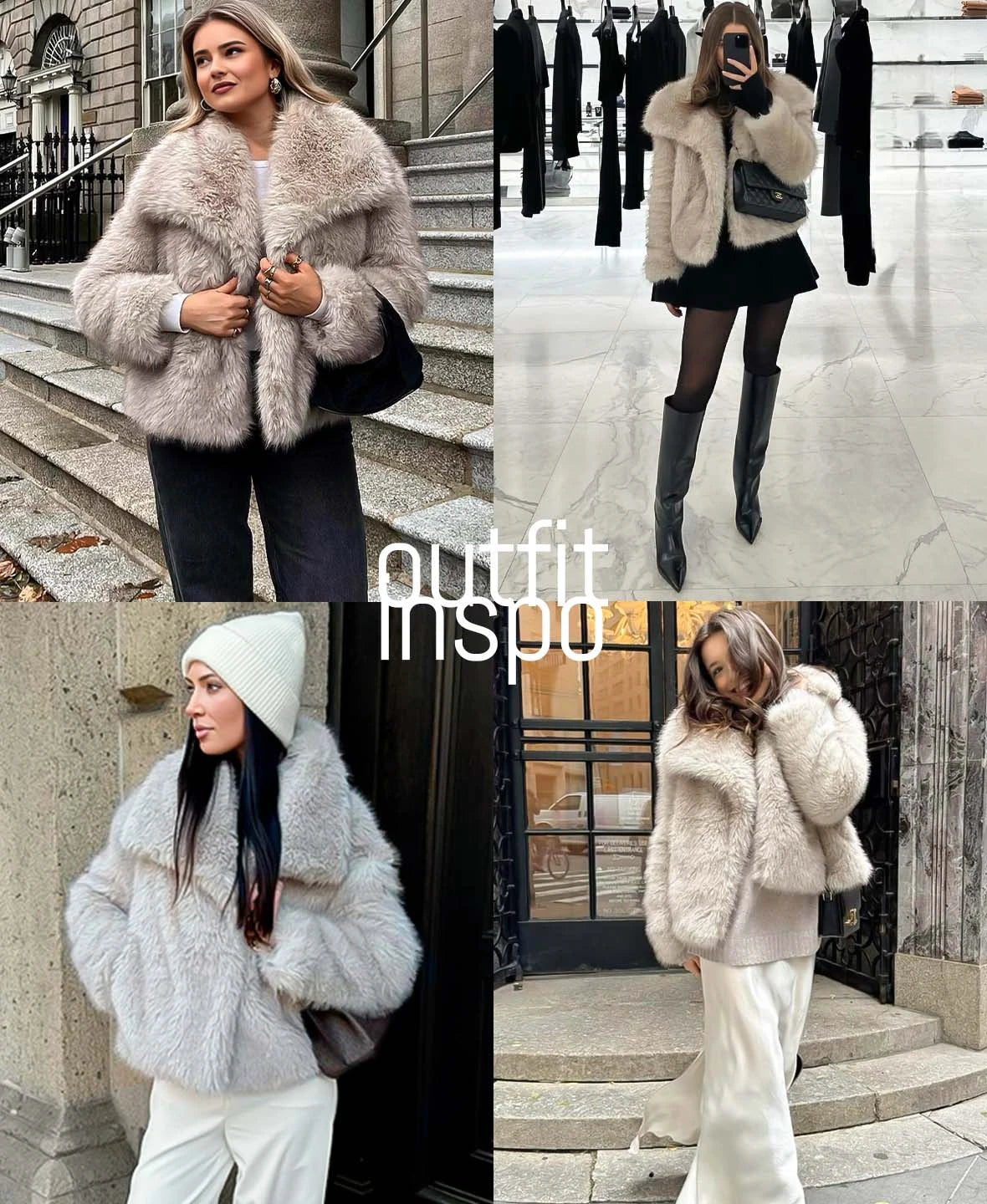 Luxe Faux Fur Chic Coat