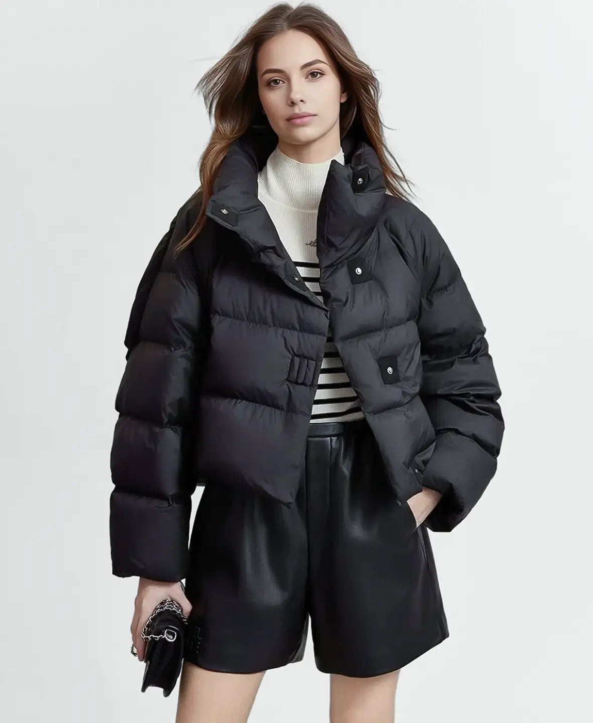High Collar Puffer Jacket