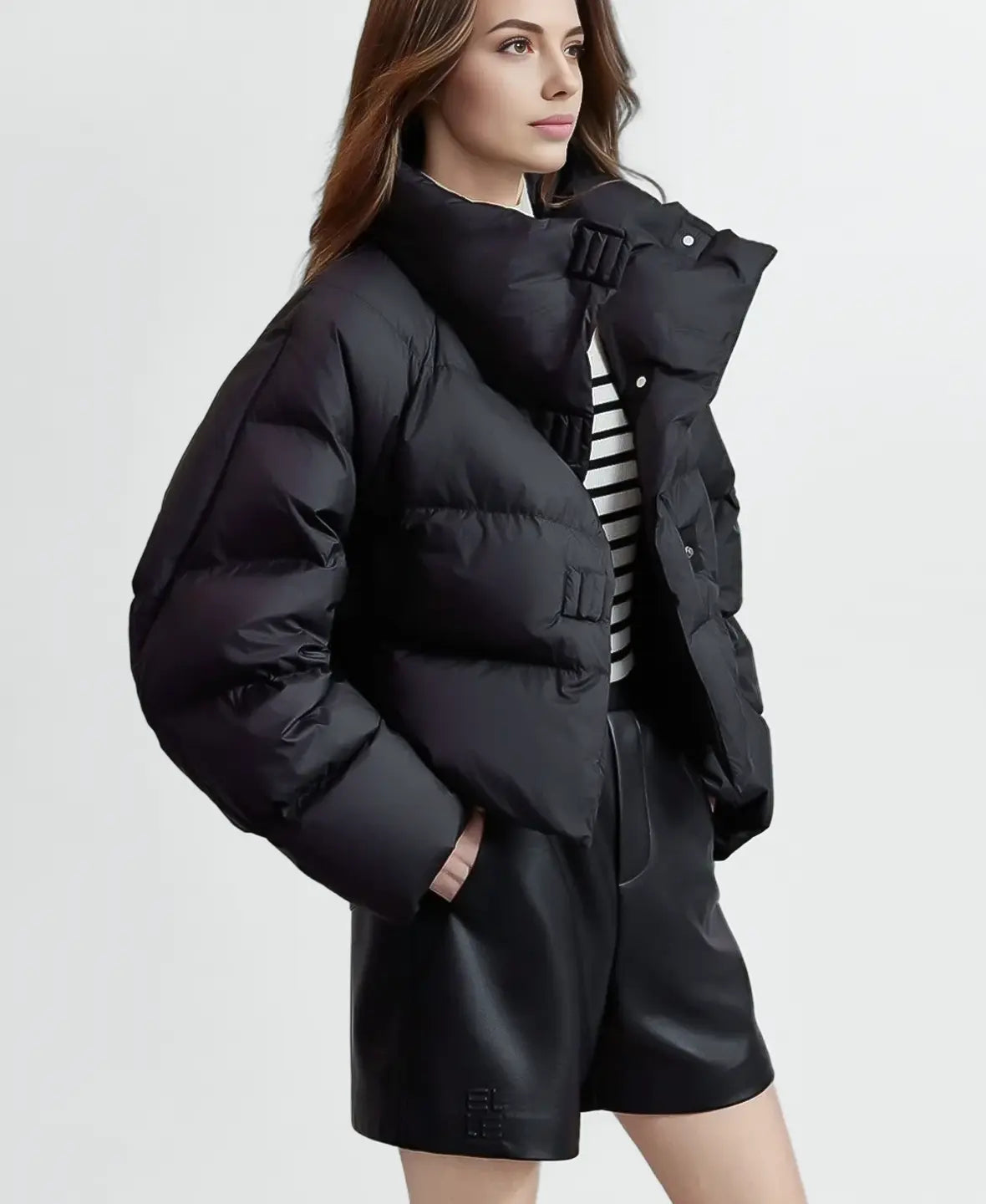High Collar Puffer Jacket