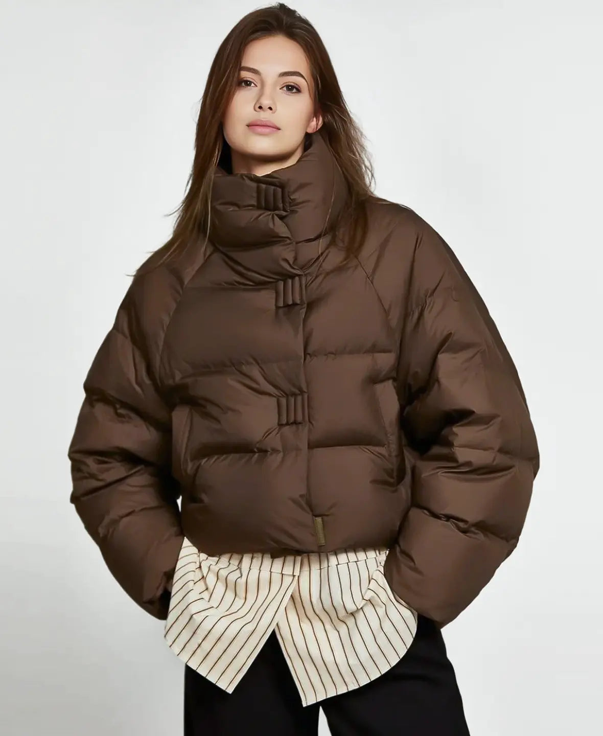 High Collar Puffer Jacket
