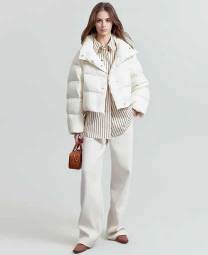 High Collar Puffer Jacket