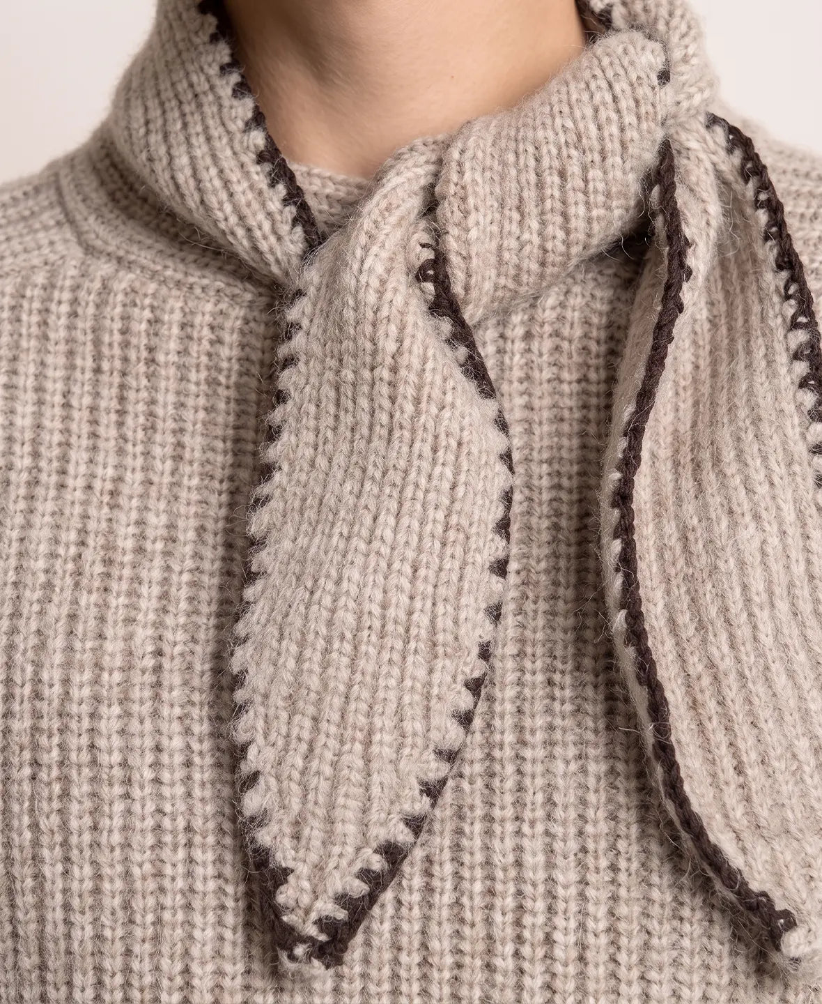 Knot Detail Ribbed Sweater