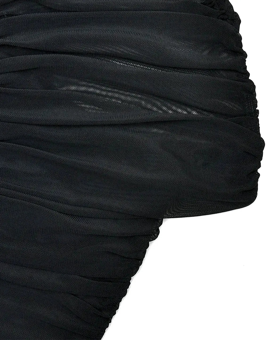 Mesh Draped Elegance Bodysuit