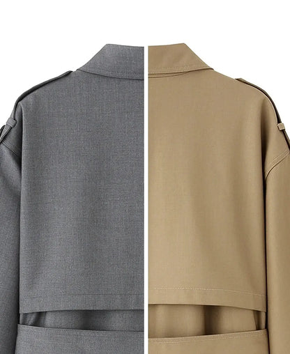 Oversized Long Trench Coat