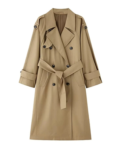 Oversized Long Trench Coat