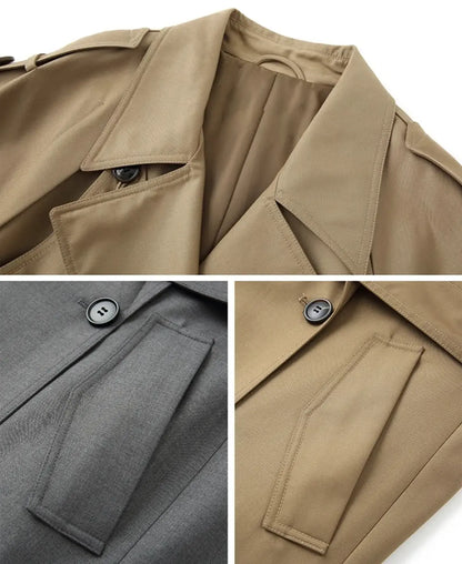 Oversized Long Trench Coat