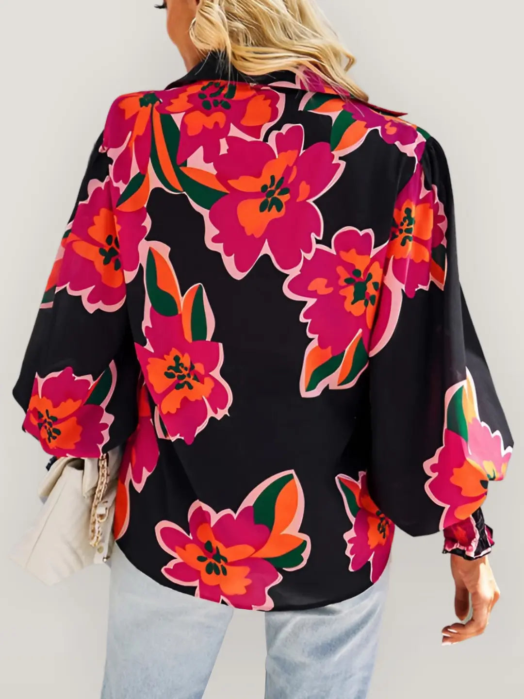 Petals of Paradise Casual-Chic Shirt