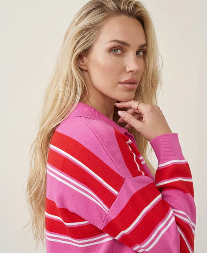 Polo Striped Knit Sweater