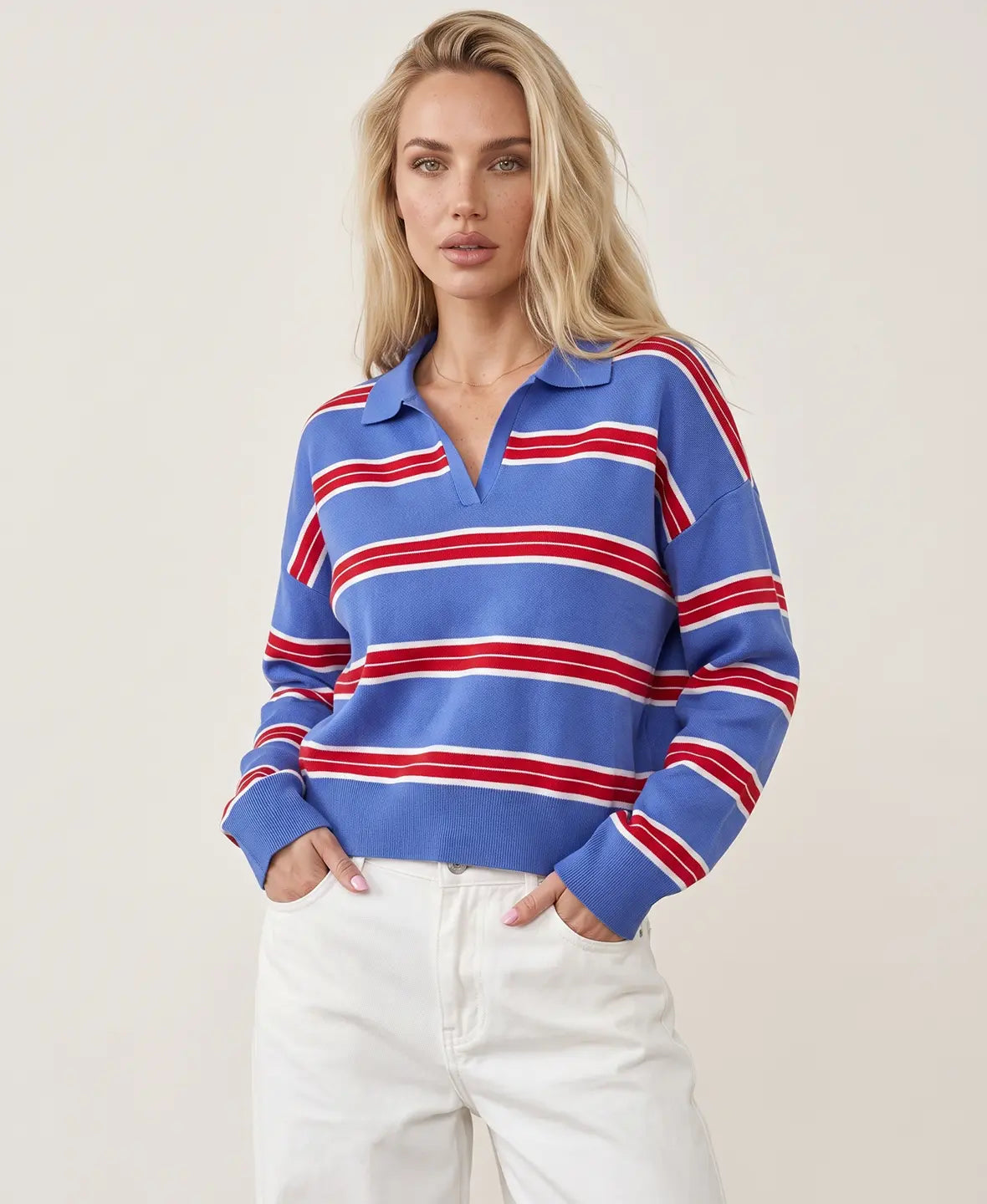 Polo Striped Knit Sweater
