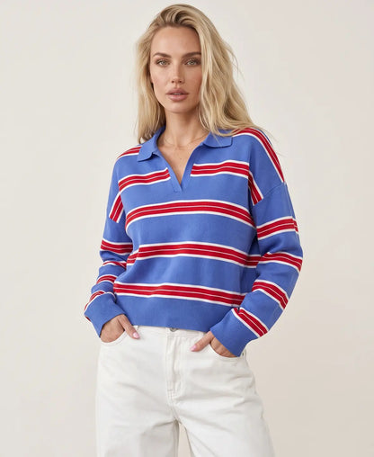 Polo Striped Knit Sweater