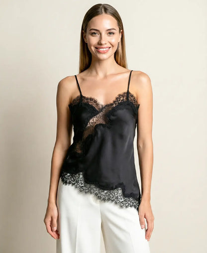 Lace Trim Cami Top