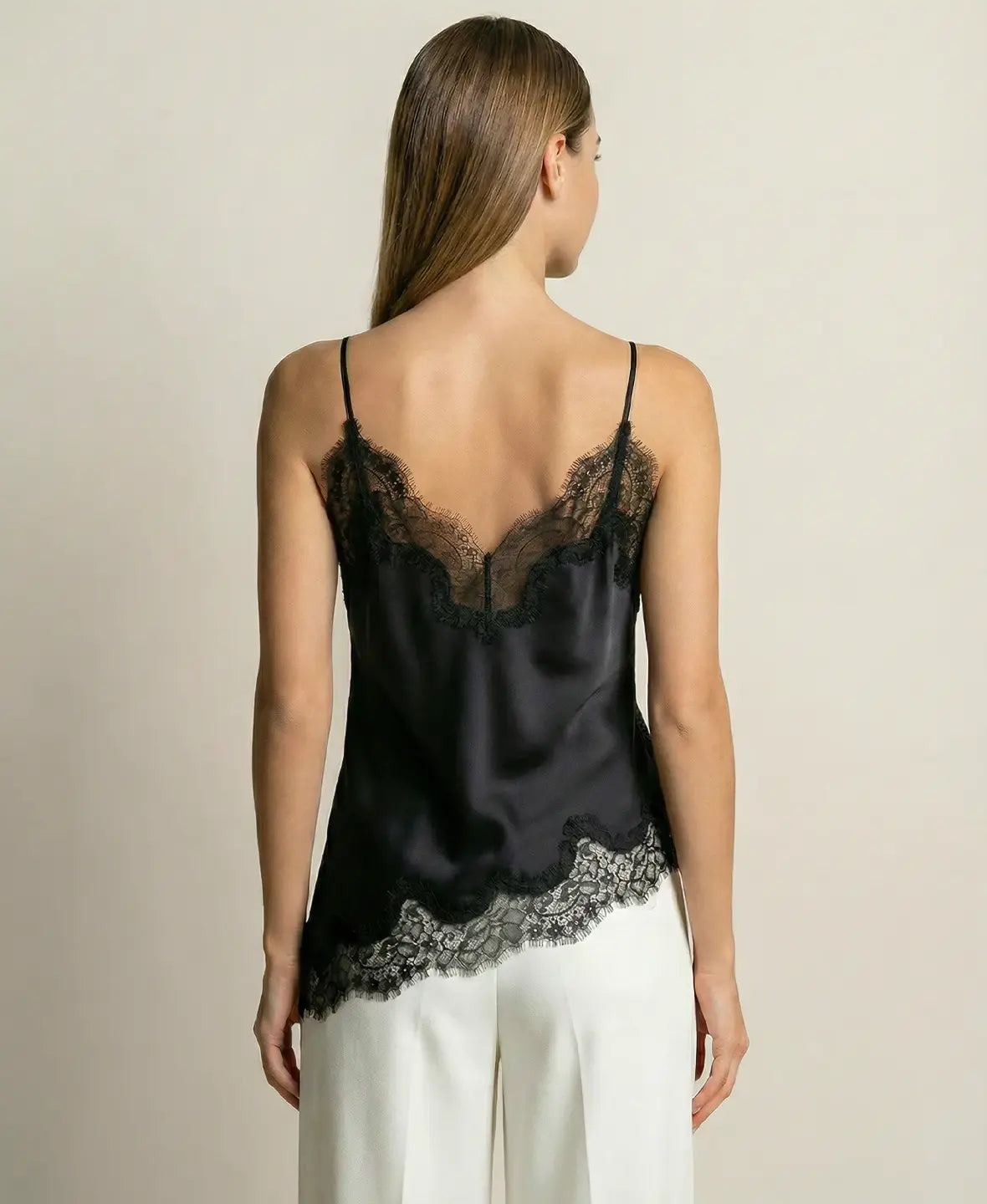 Lace Trim Cami Top