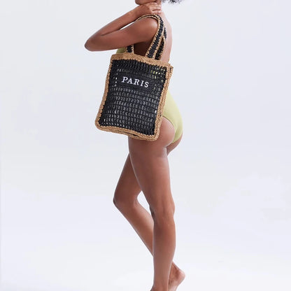 Fashion Straw Beach Bag