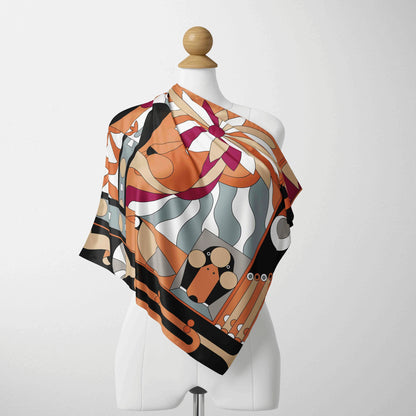 Tropicalia Satin Scarf