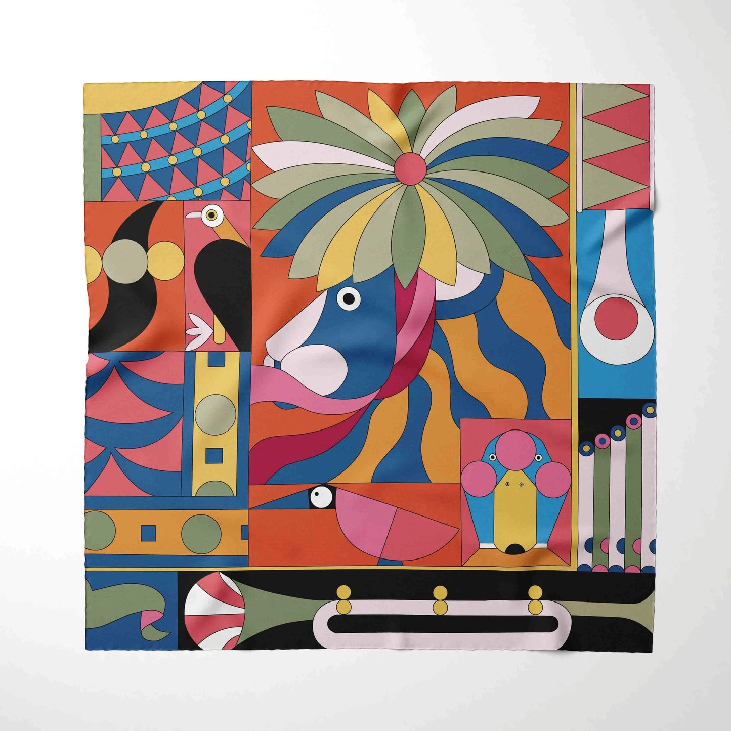 Tropicalia Satin Scarf
