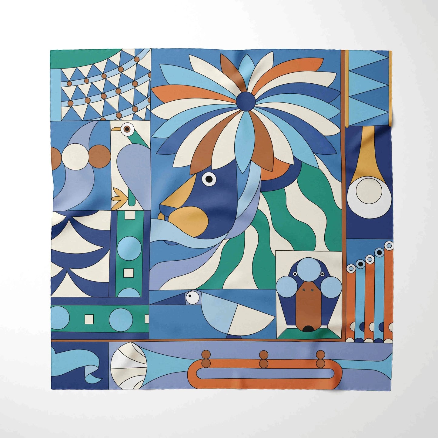 Tropicalia Satin Scarf