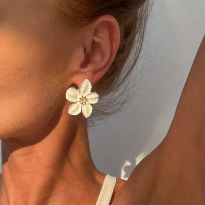 Floral Bloom Ear Studs Earrings