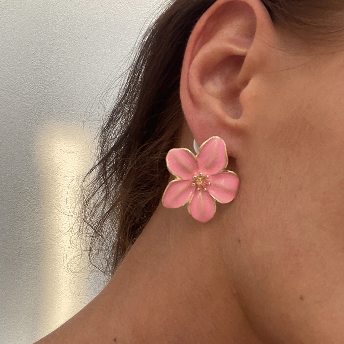 Floral Bloom Ear Studs Earrings