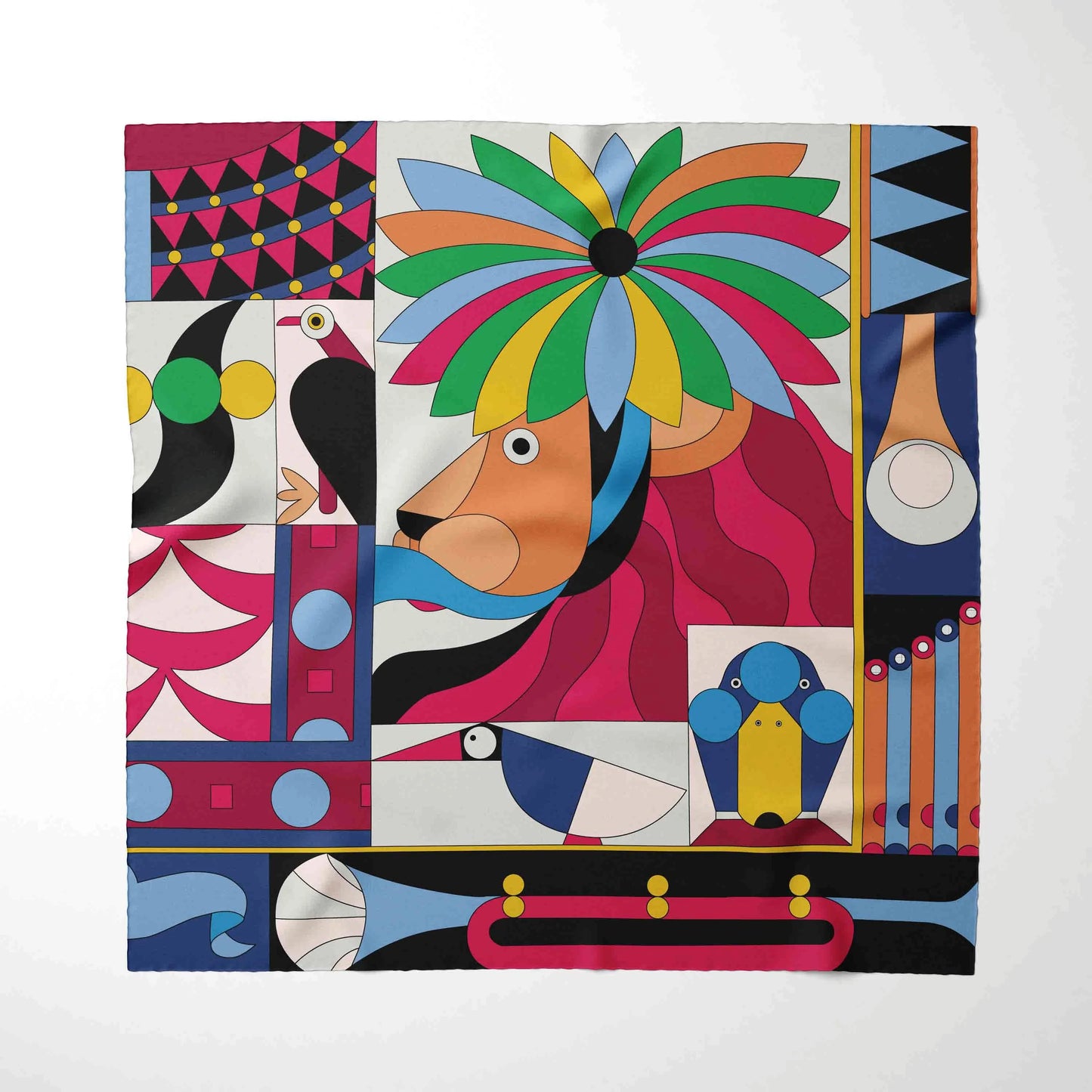 Tropicalia Satin Scarf
