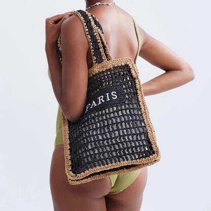 Fashion Straw Beach Bag