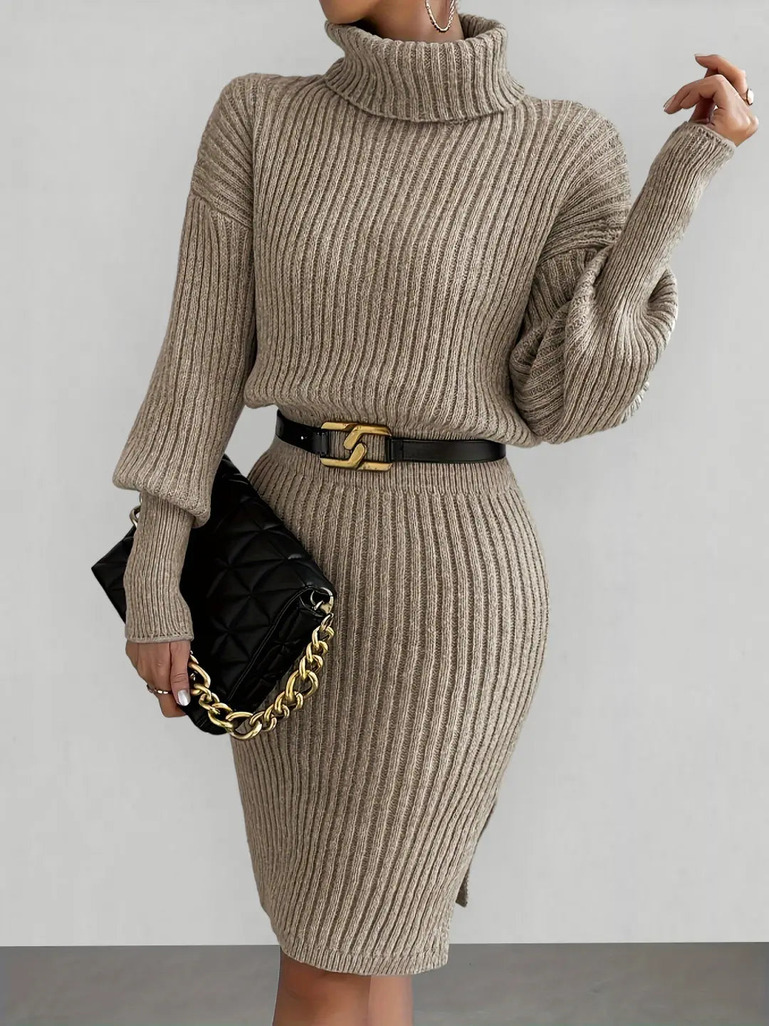 Marseille Knit Ribbed Dress