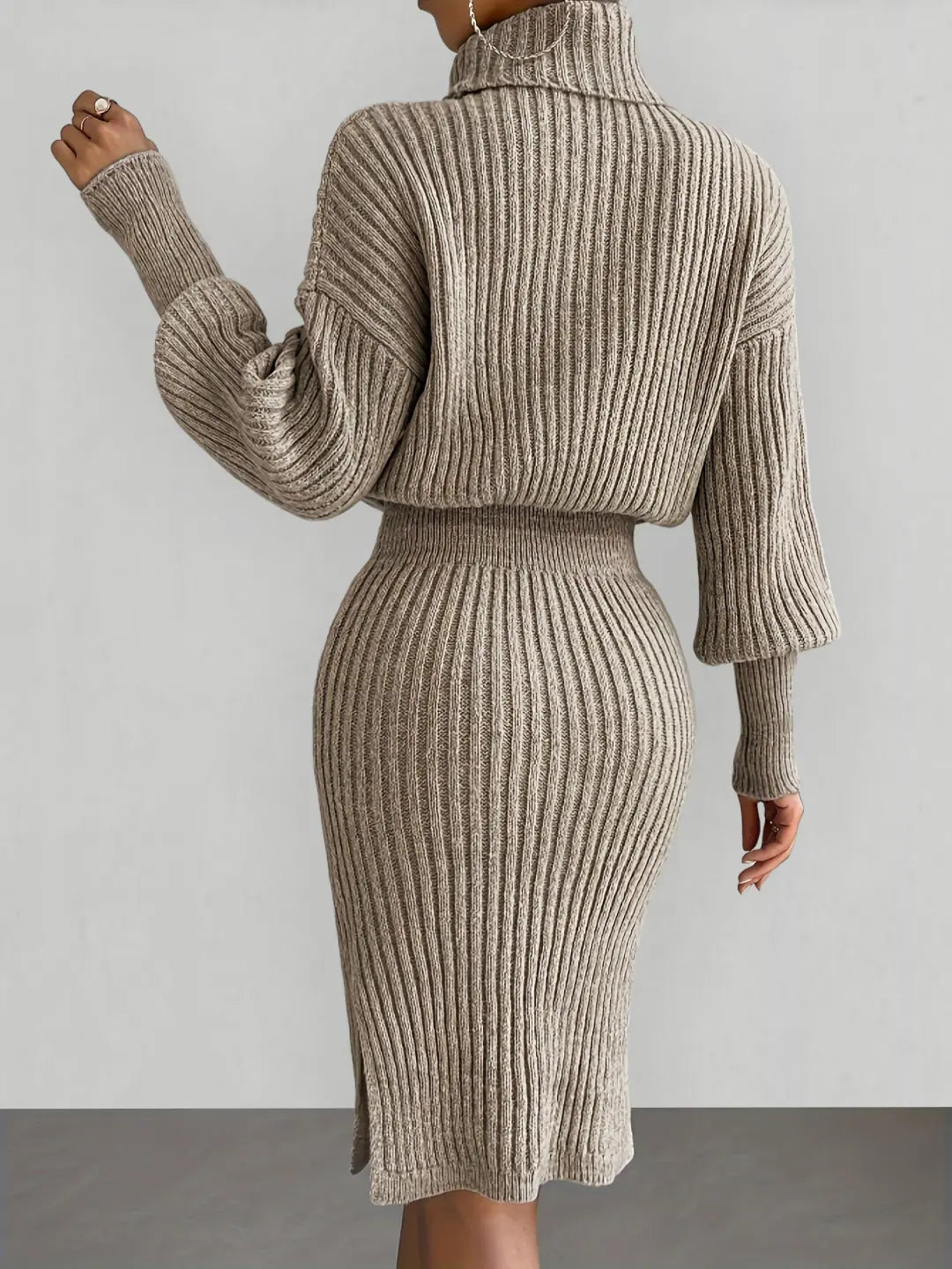 Marseille Knit Ribbed Dress